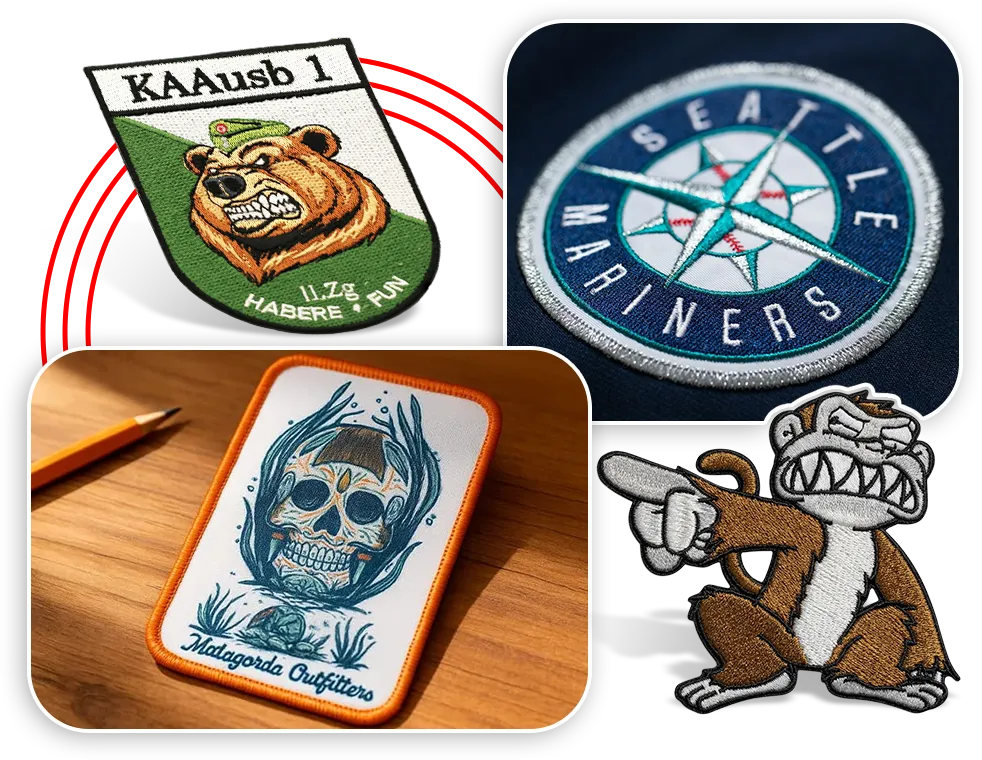 Embroidered Clothing Patches Embroidered Clothing Patches